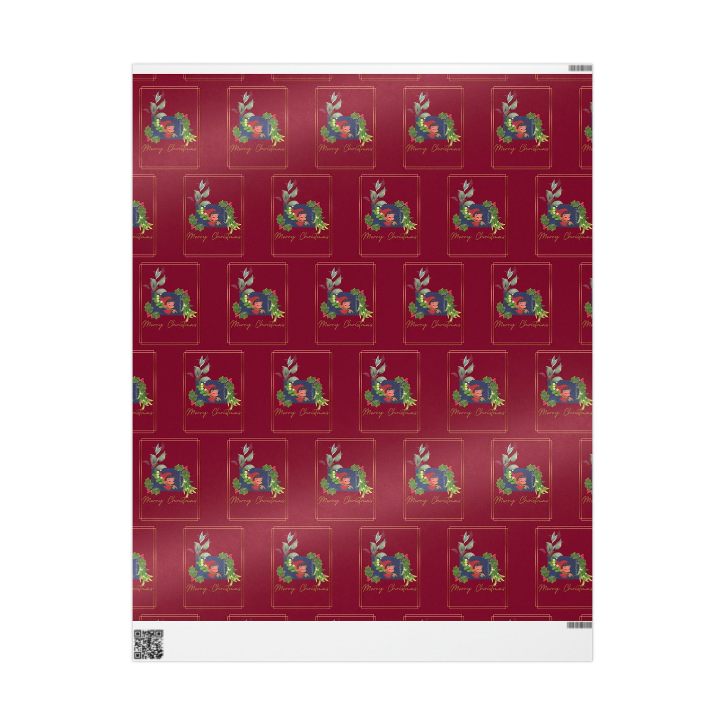 Christmas elf Wrapping Paper