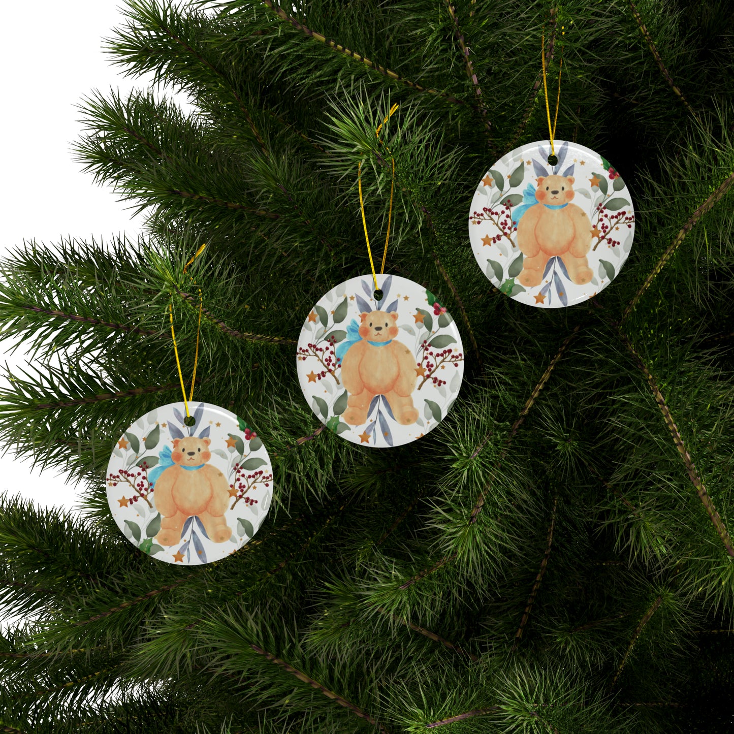 Ceramic Ornaments (1pc, 3pcs, 5pcs, 10pcs)