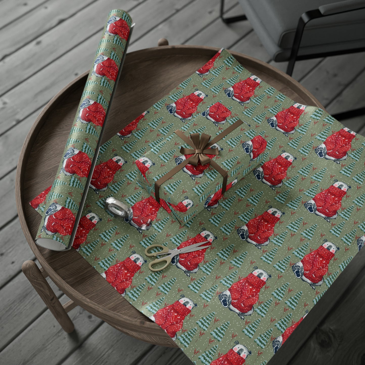 Polar Bear sweater Wrapping PaperS