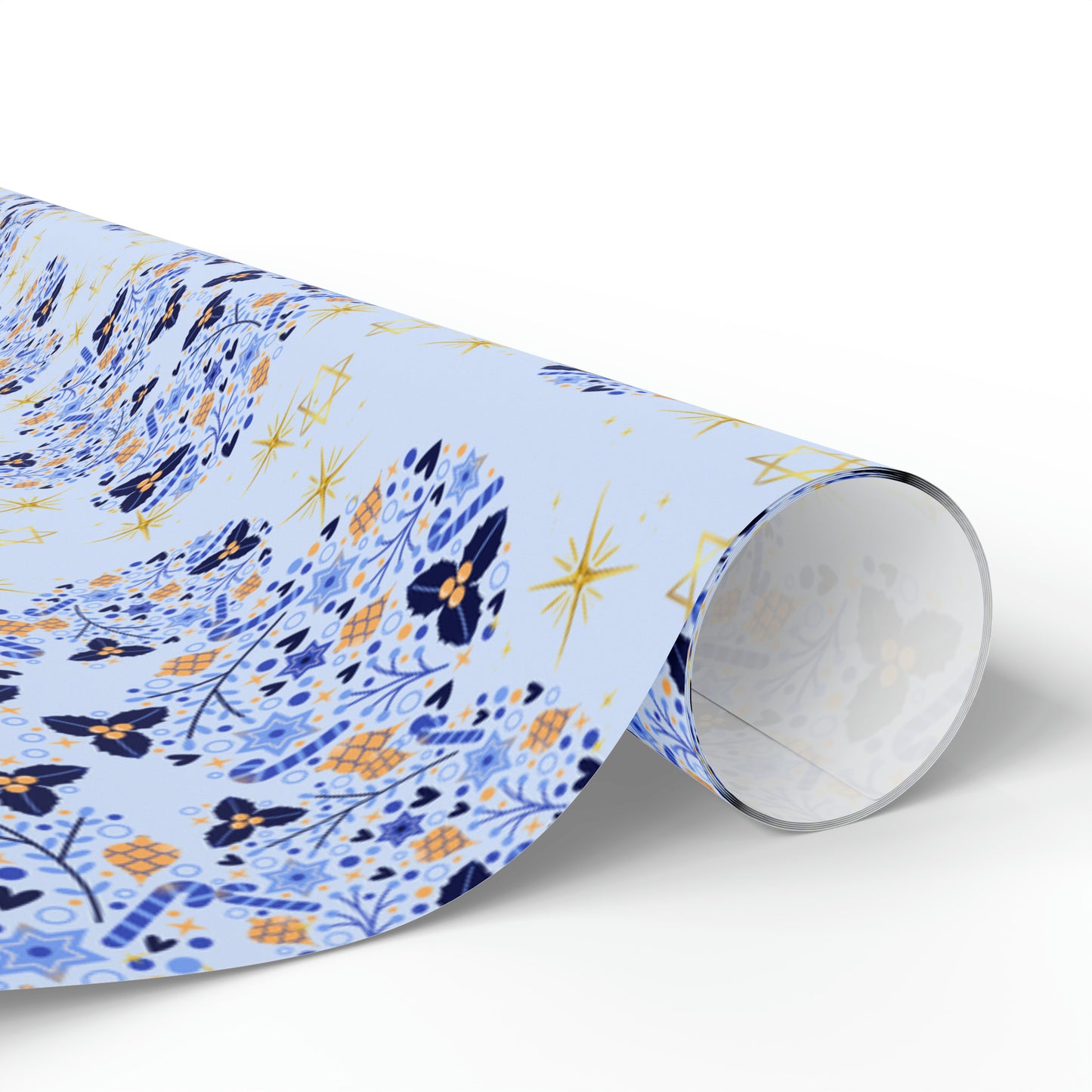 Blue Holidays Wrapping Papers