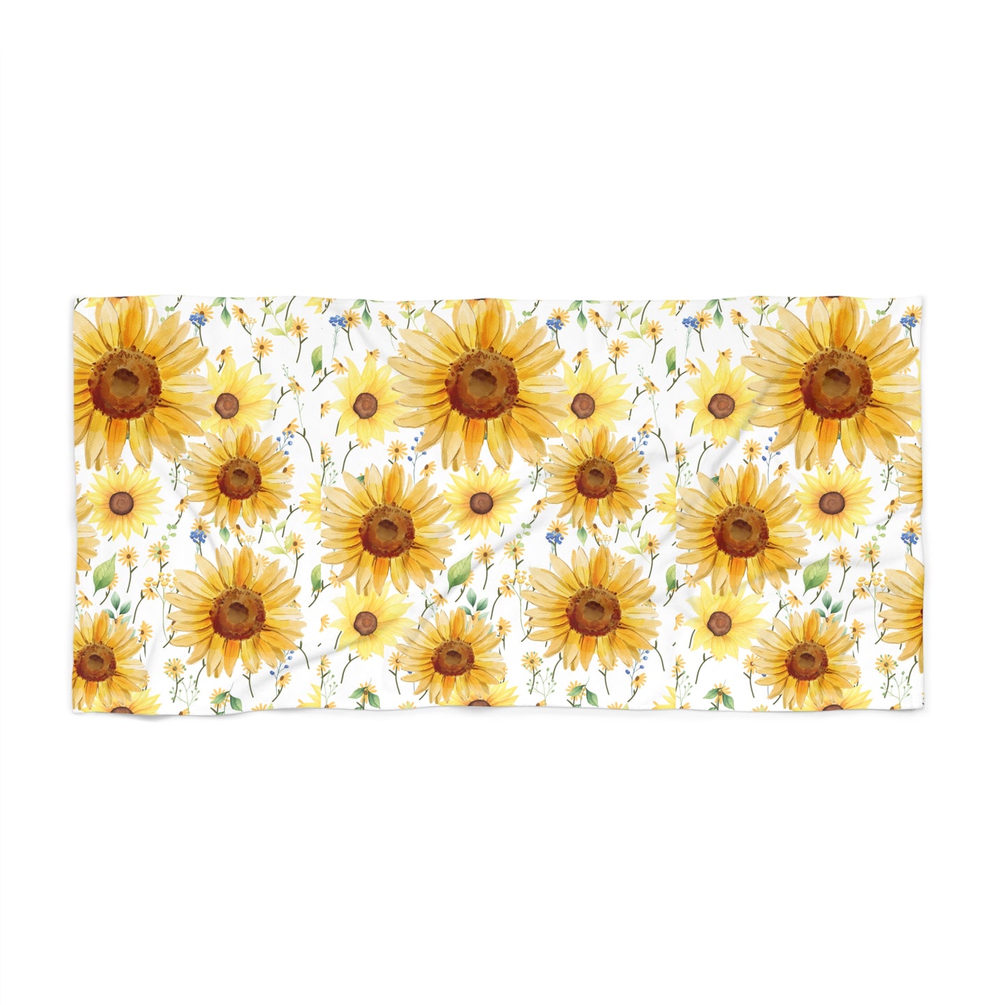 Sunflower Sunshine Beach Towel