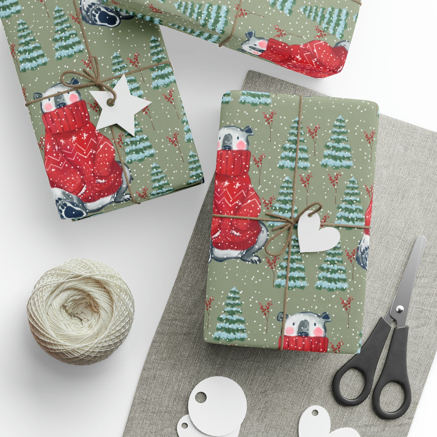 Polar Bear sweater Wrapping PaperS