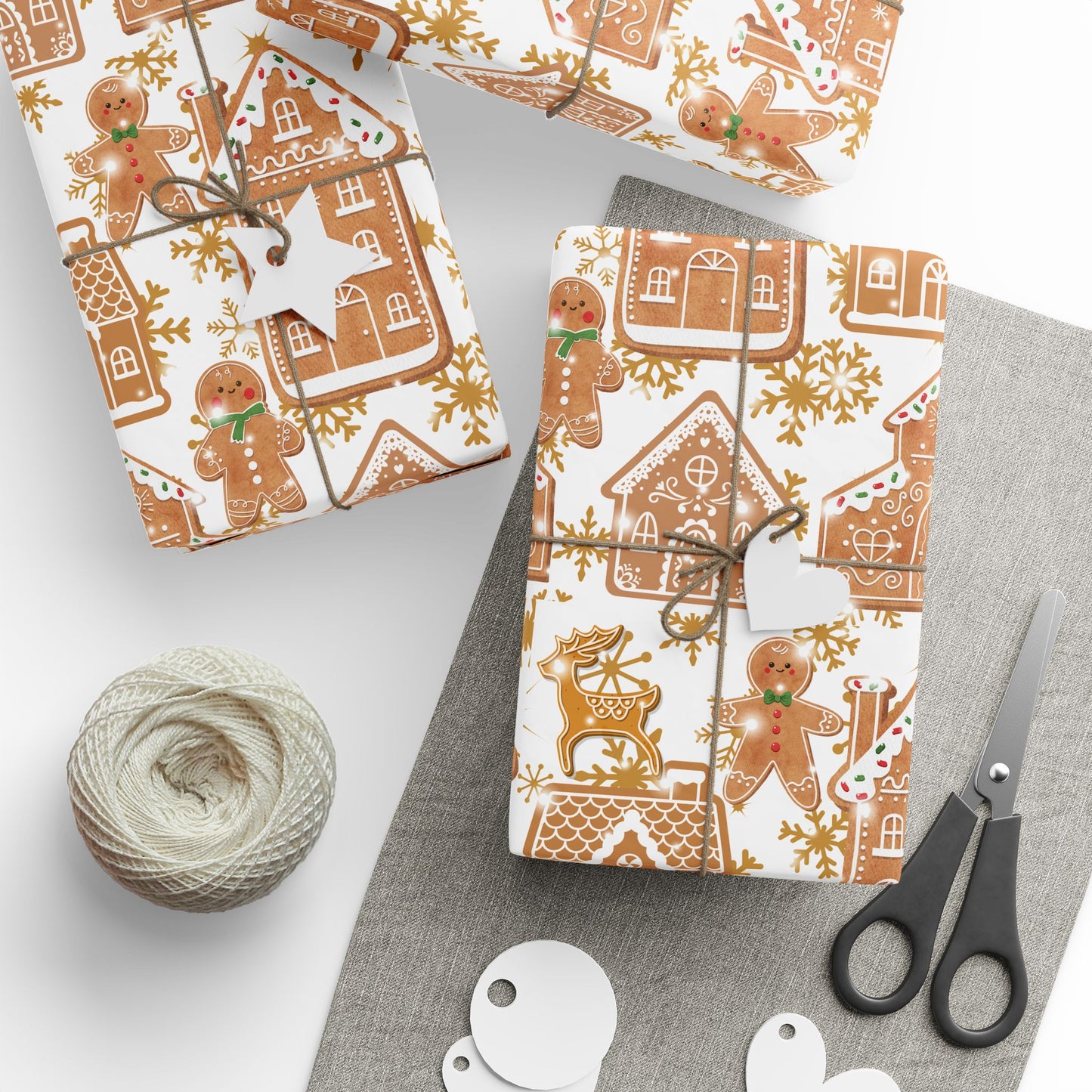 Gingerbread Village Wrapping Paper