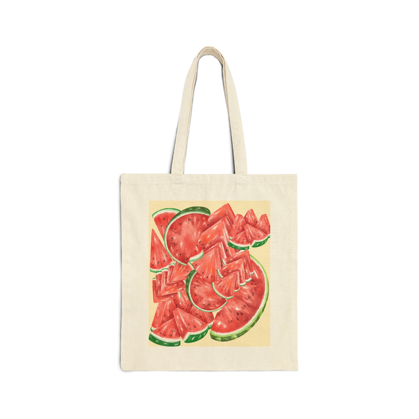 Watermelon Cotton Canvas Tote Bag