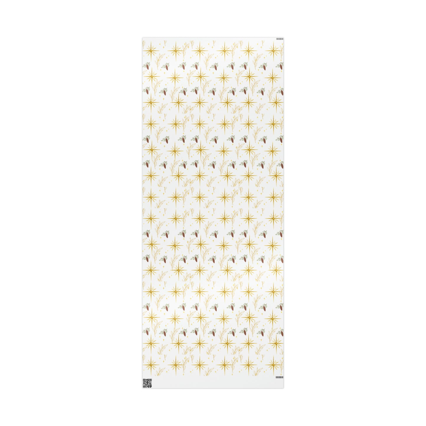 Starry Star Acorn Wrapping Paper