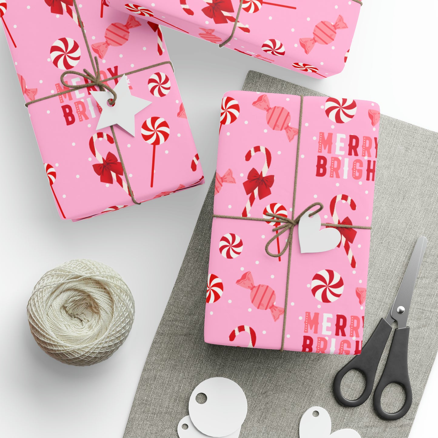 Peppermint Marry and bright Wrapping Papers