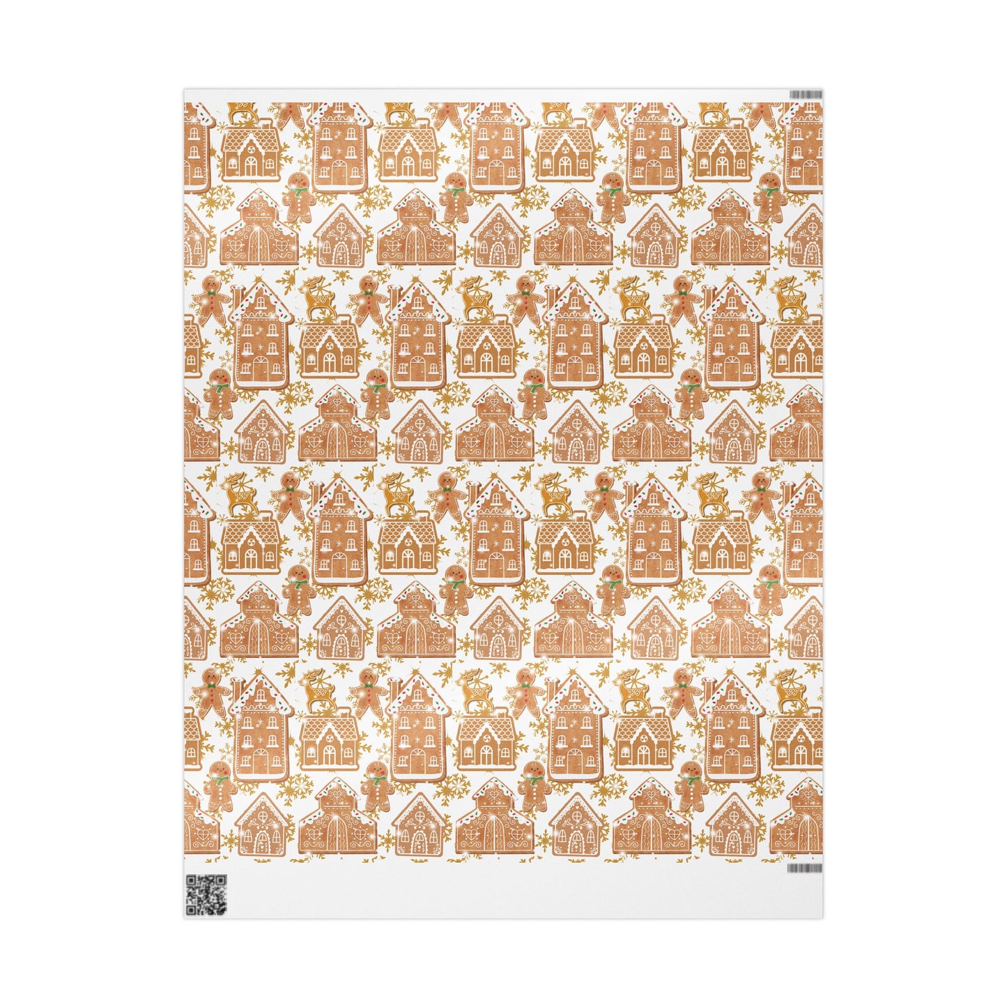 Gingerbread Village Wrapping Paper