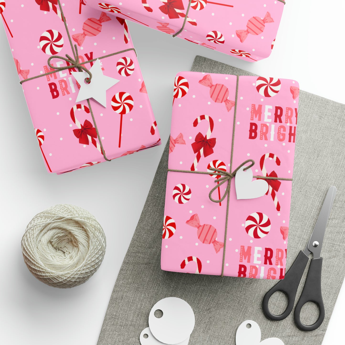 Peppermint Marry and bright Wrapping Papers