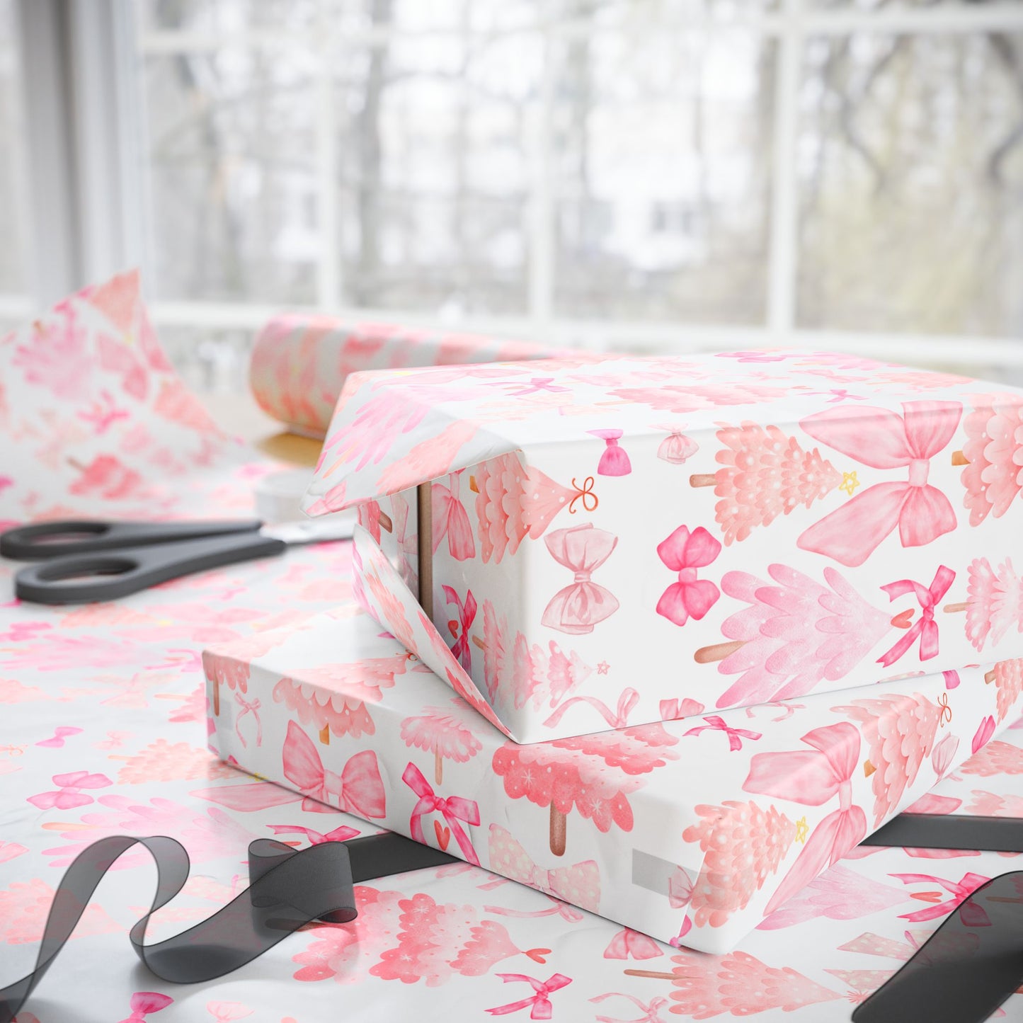 Sugarplum Pink Wrapping Papers