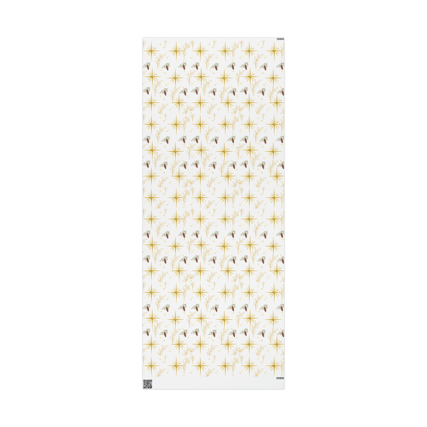 Starry Star Acorn Wrapping Paper