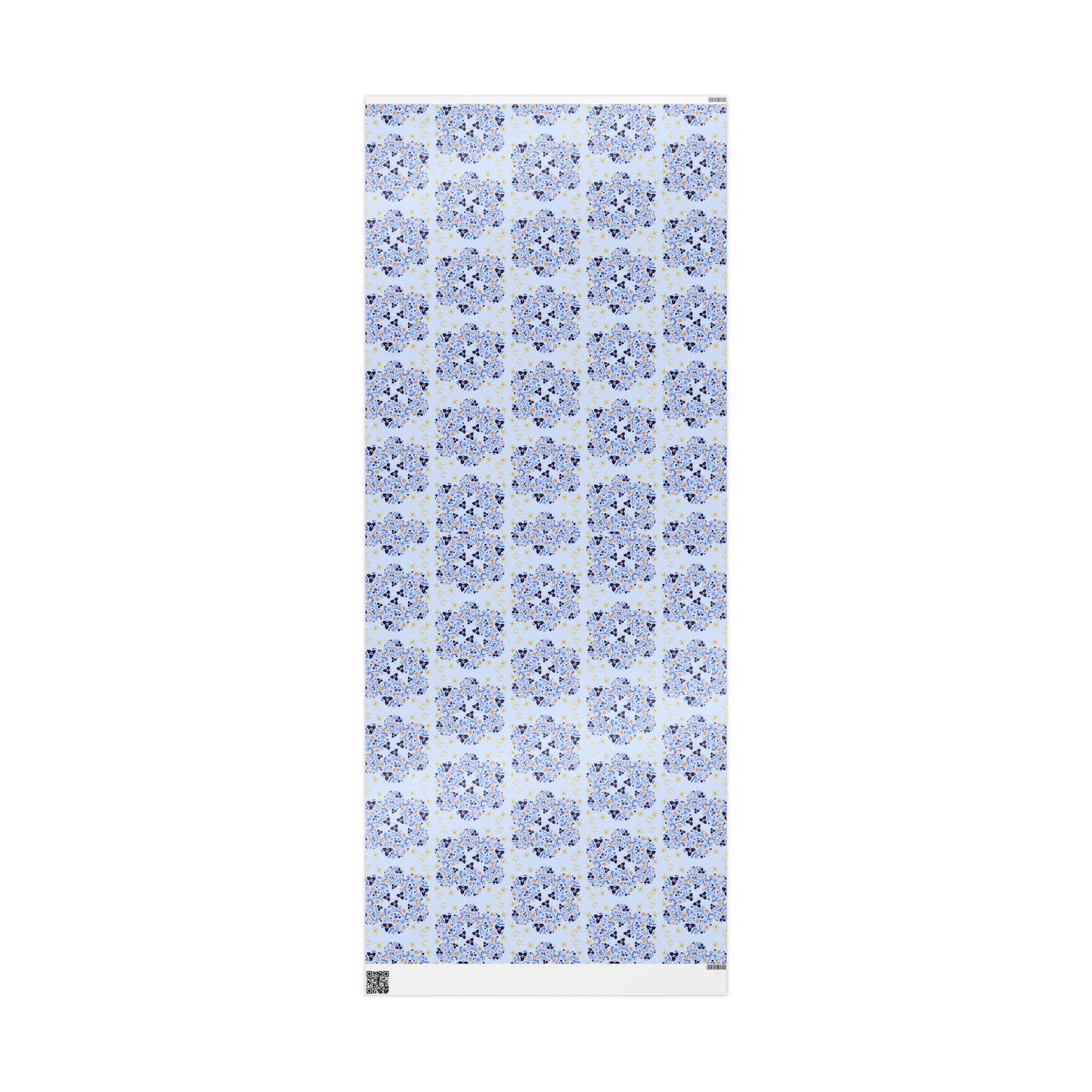 Blue Holidays Wrapping Papers