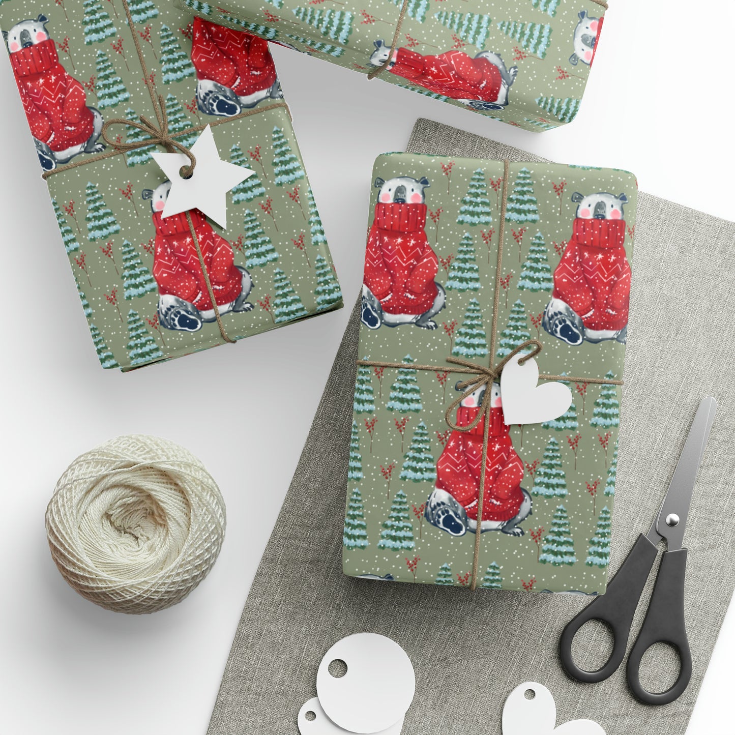 Polar Bear sweater Wrapping PaperS