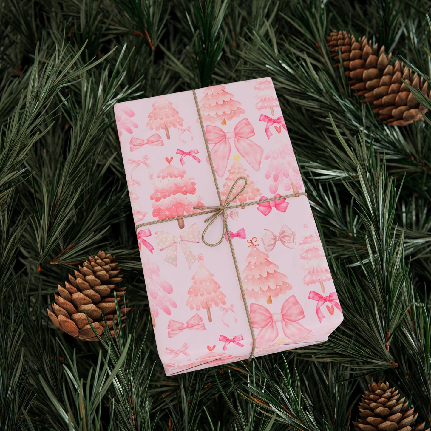 Sugarplum Pink Pink  Wrapping Papers