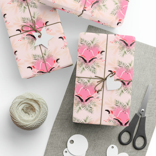 Flamingo Love Wrapping Papers