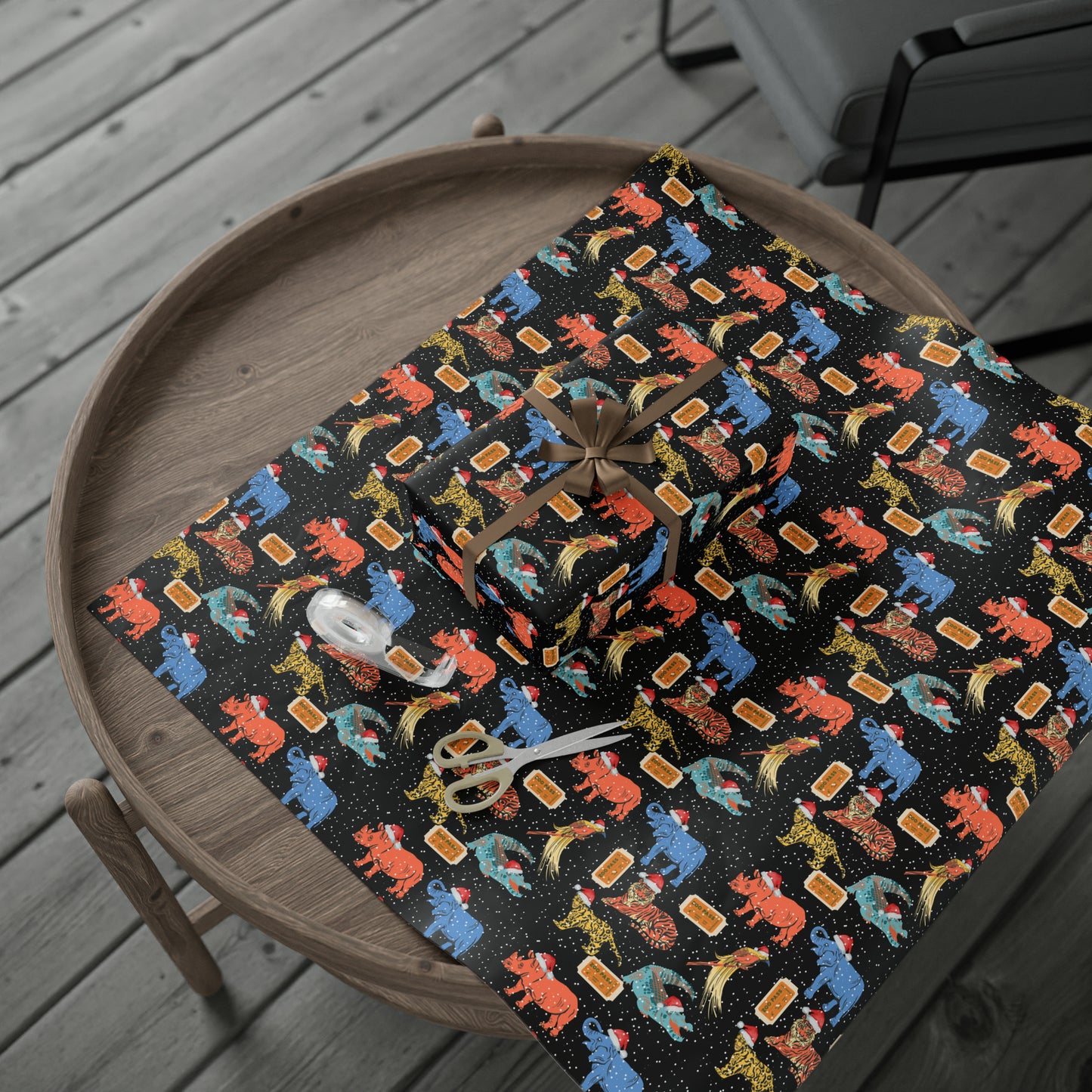 Zoo Animals Wrapping Papers