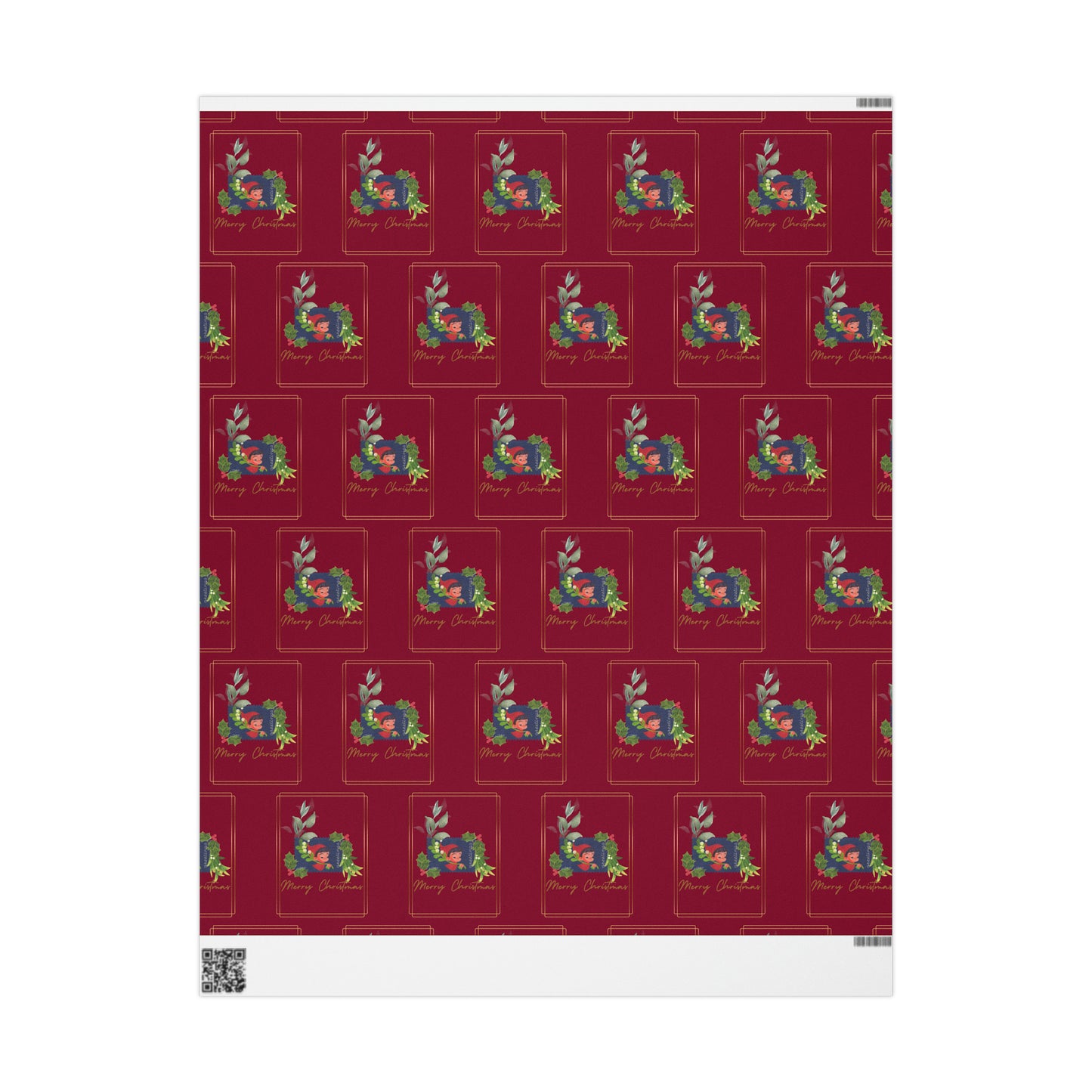 Christmas elf Wrapping Paper