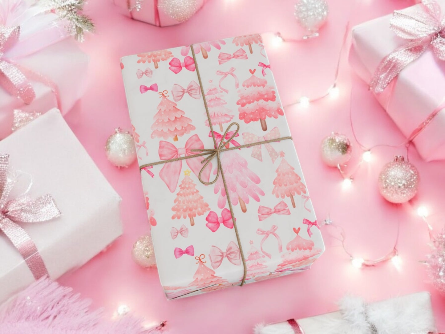 Sugarplum Pink Wrapping Papers