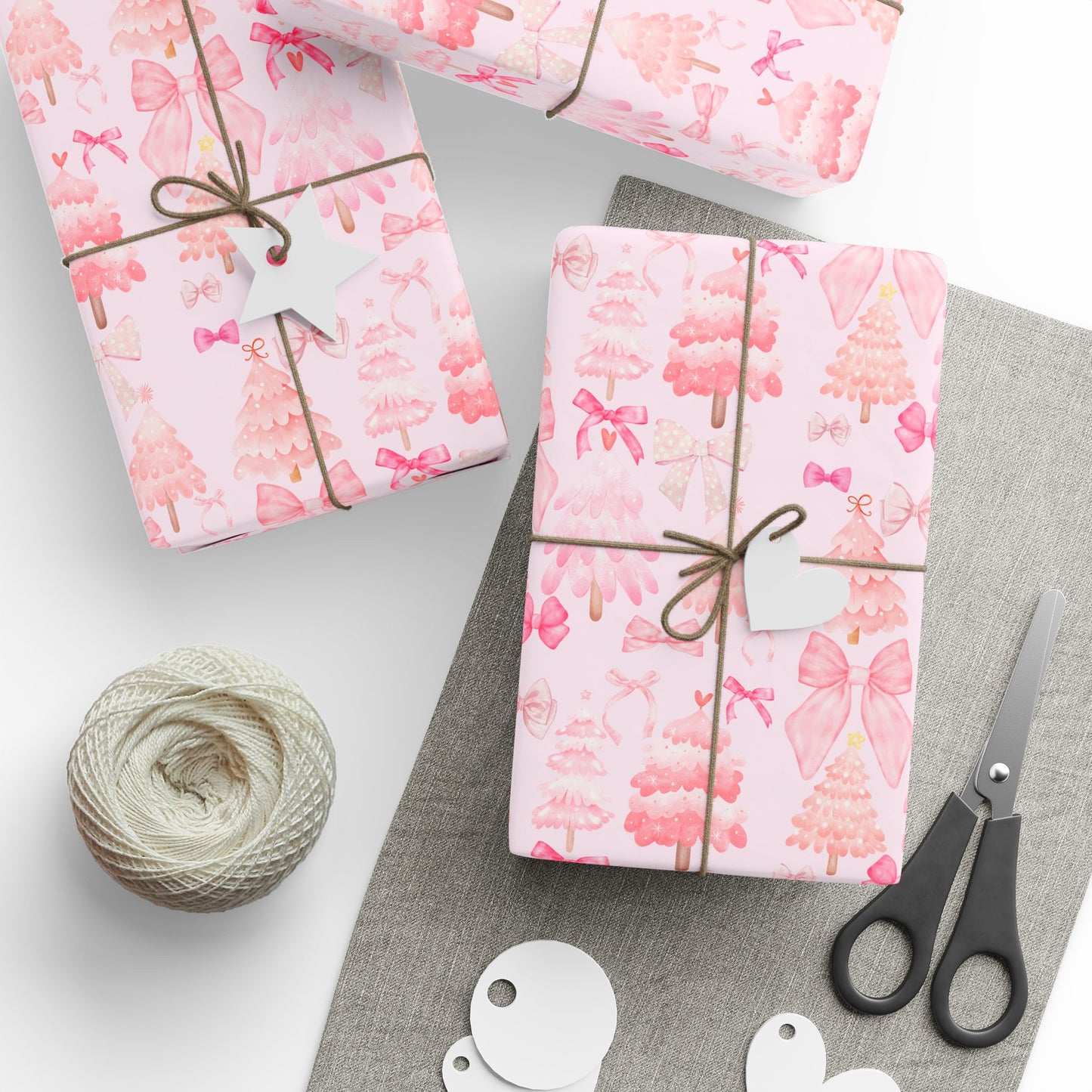 Sugarplum Pink Pink  Wrapping Papers