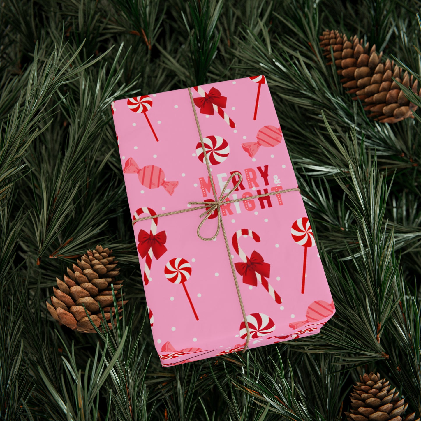 Peppermint Marry and bright Wrapping Papers