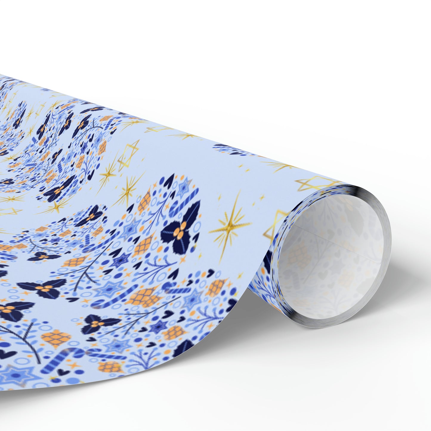 Blue Holidays Wrapping Papers