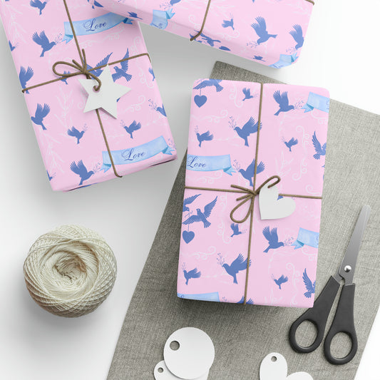 Love birds Wrapping Papers