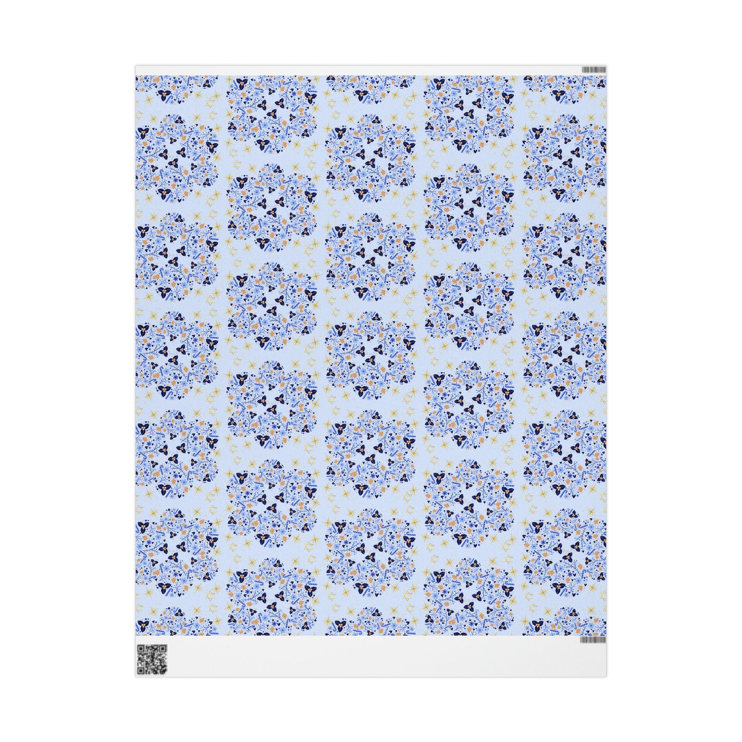 Blue Holidays Wrapping Papers