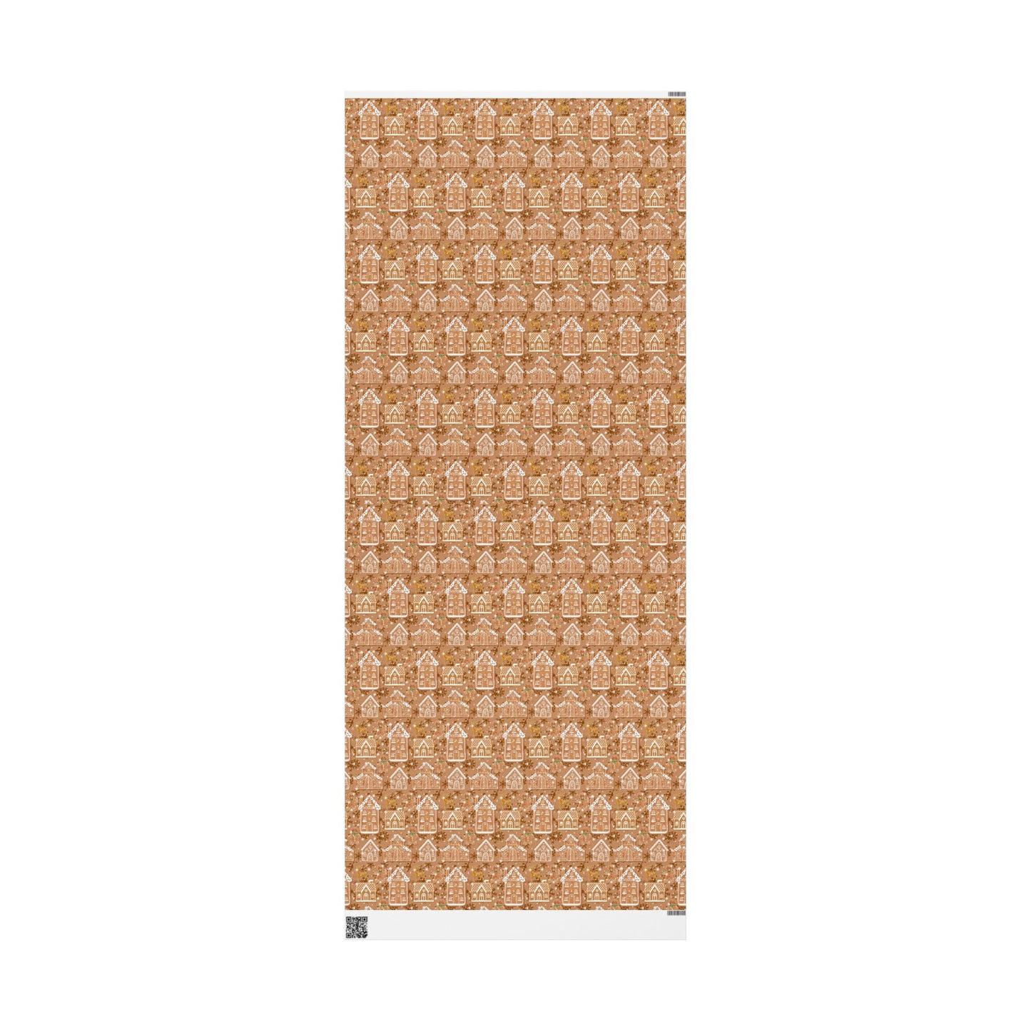 Gingerbread village wrapping paper