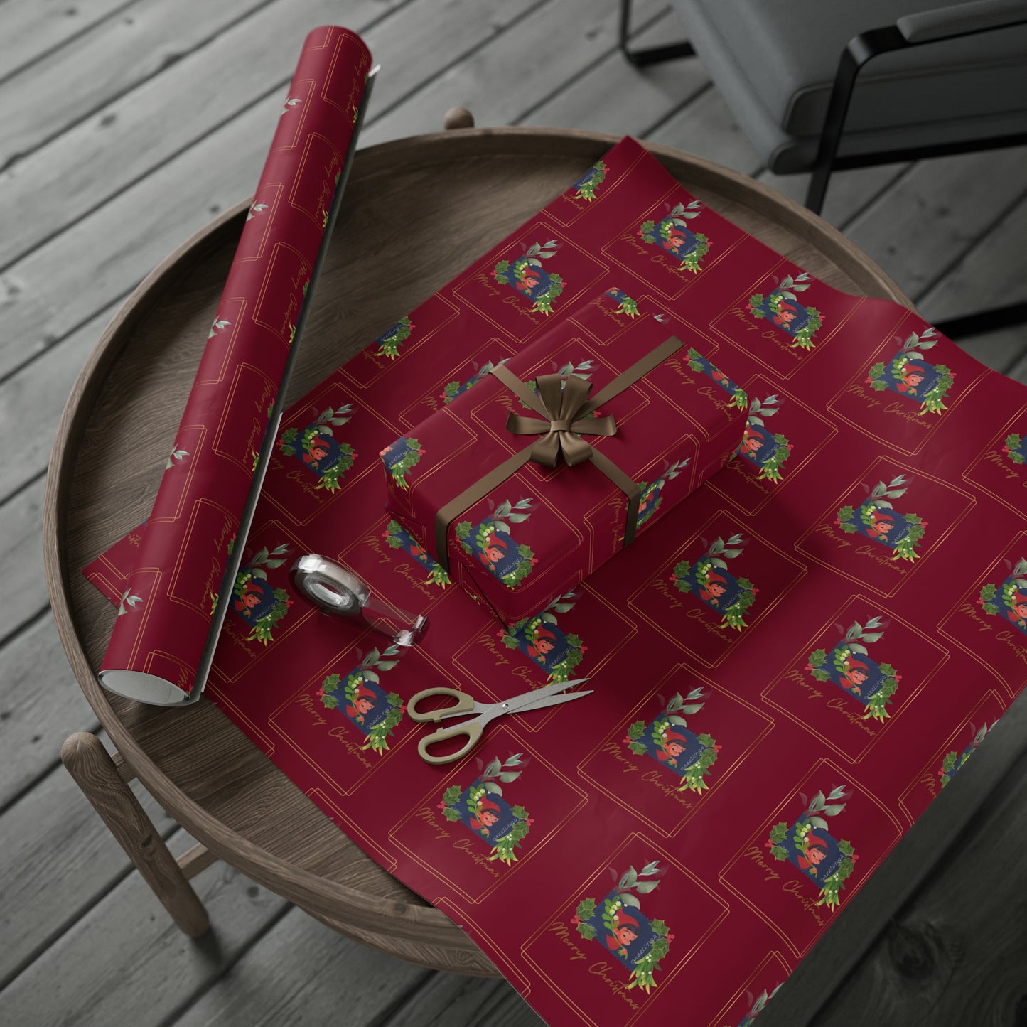 Christmas elf Wrapping Paper