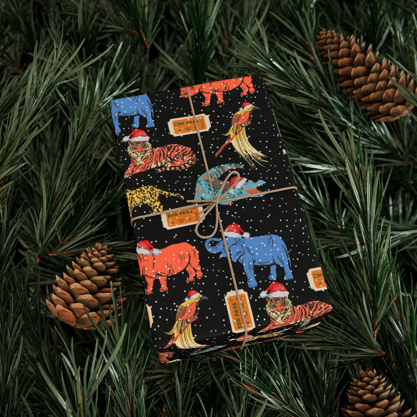 Zoo Animals Wrapping Papers