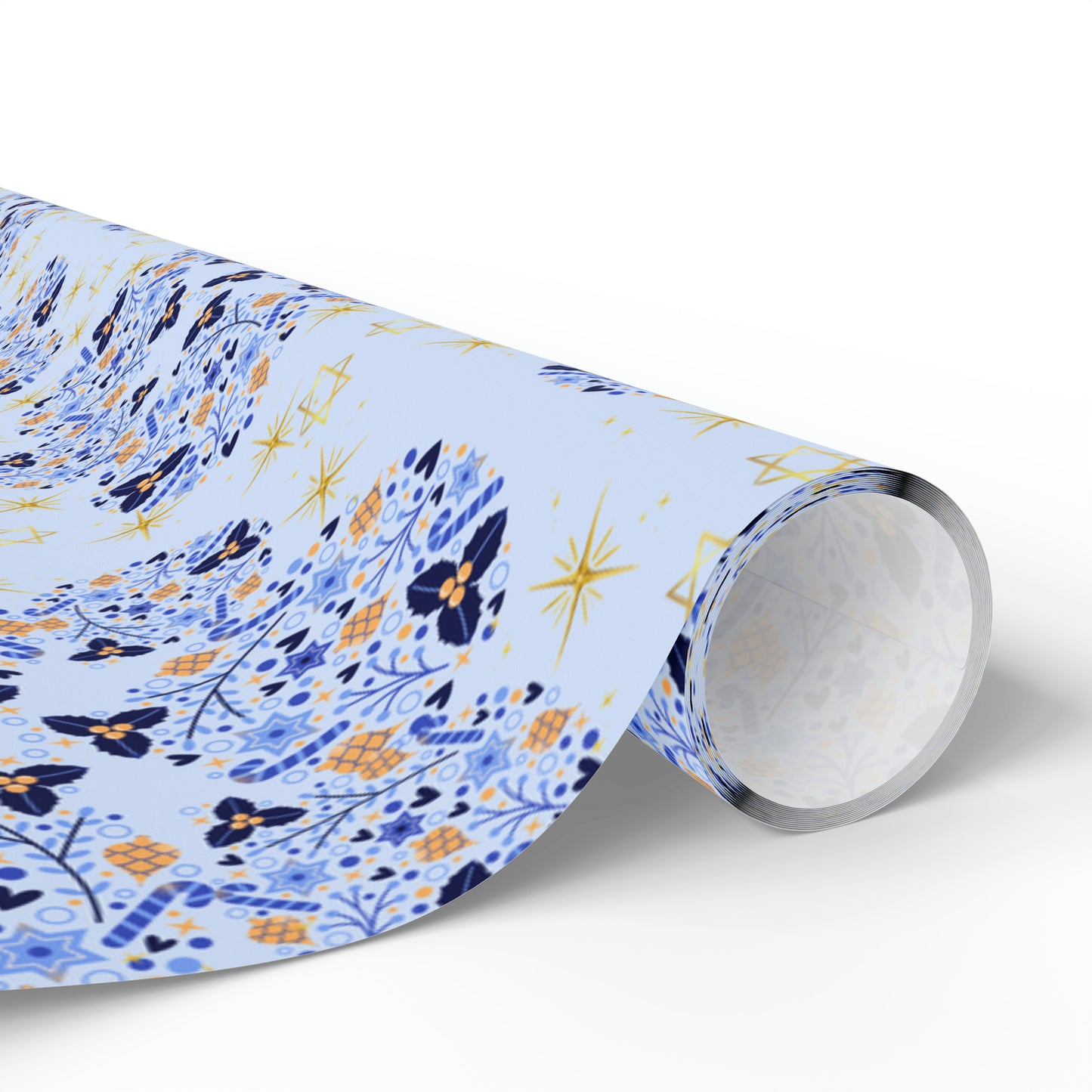 Blue Holidays Wrapping Papers