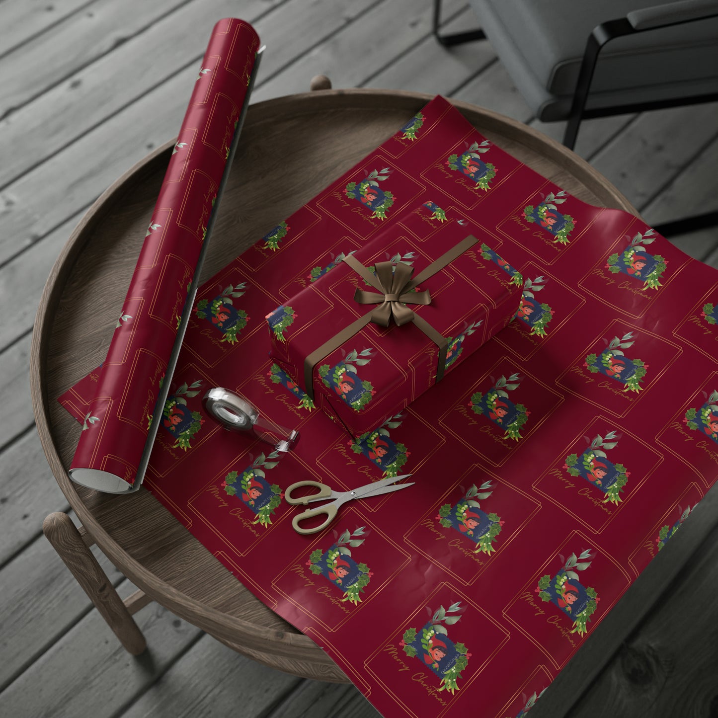 Christmas elf Wrapping Paper