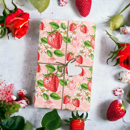 Strawberry love Wrapping Papers