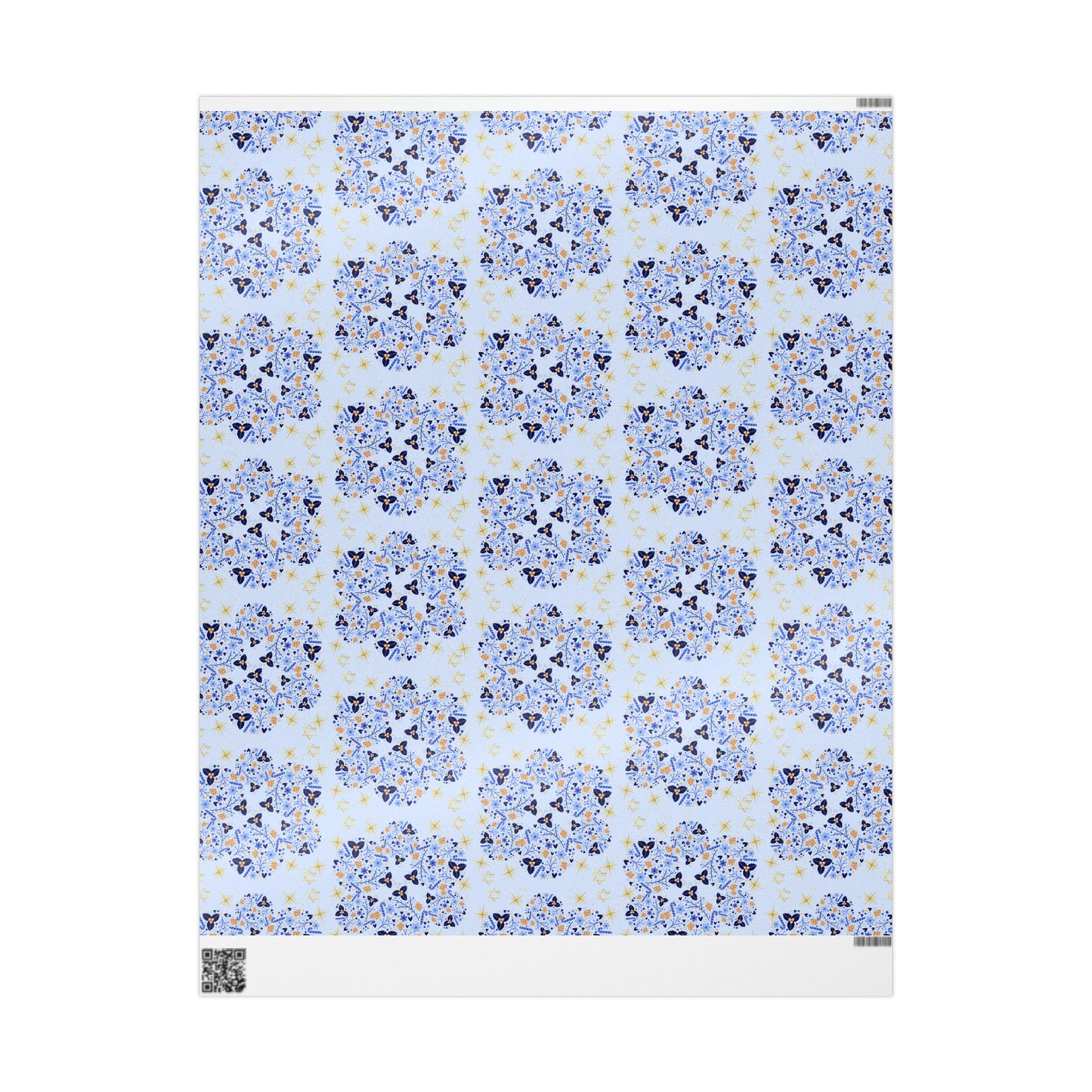 Blue Holidays Wrapping Papers