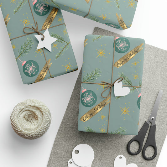 Happy Holidays Wrapping Papers