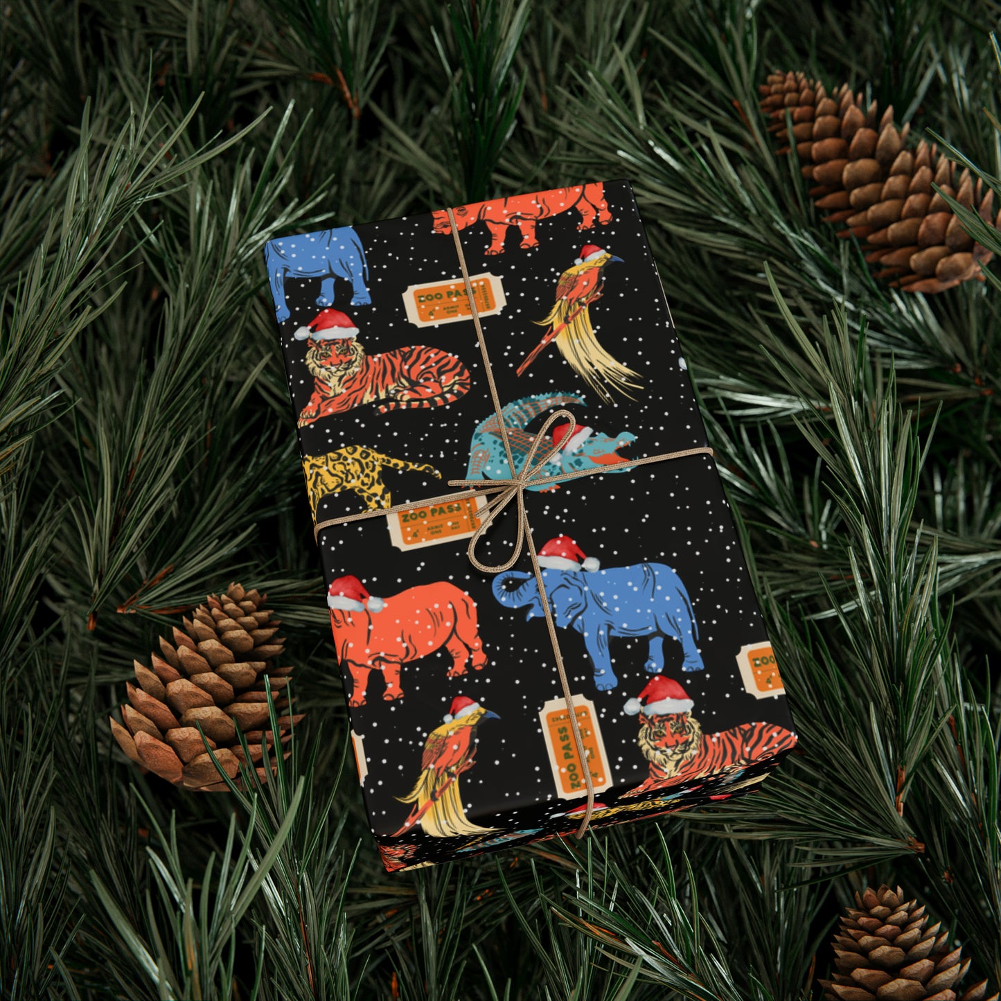 Zoo Animals Wrapping Papers