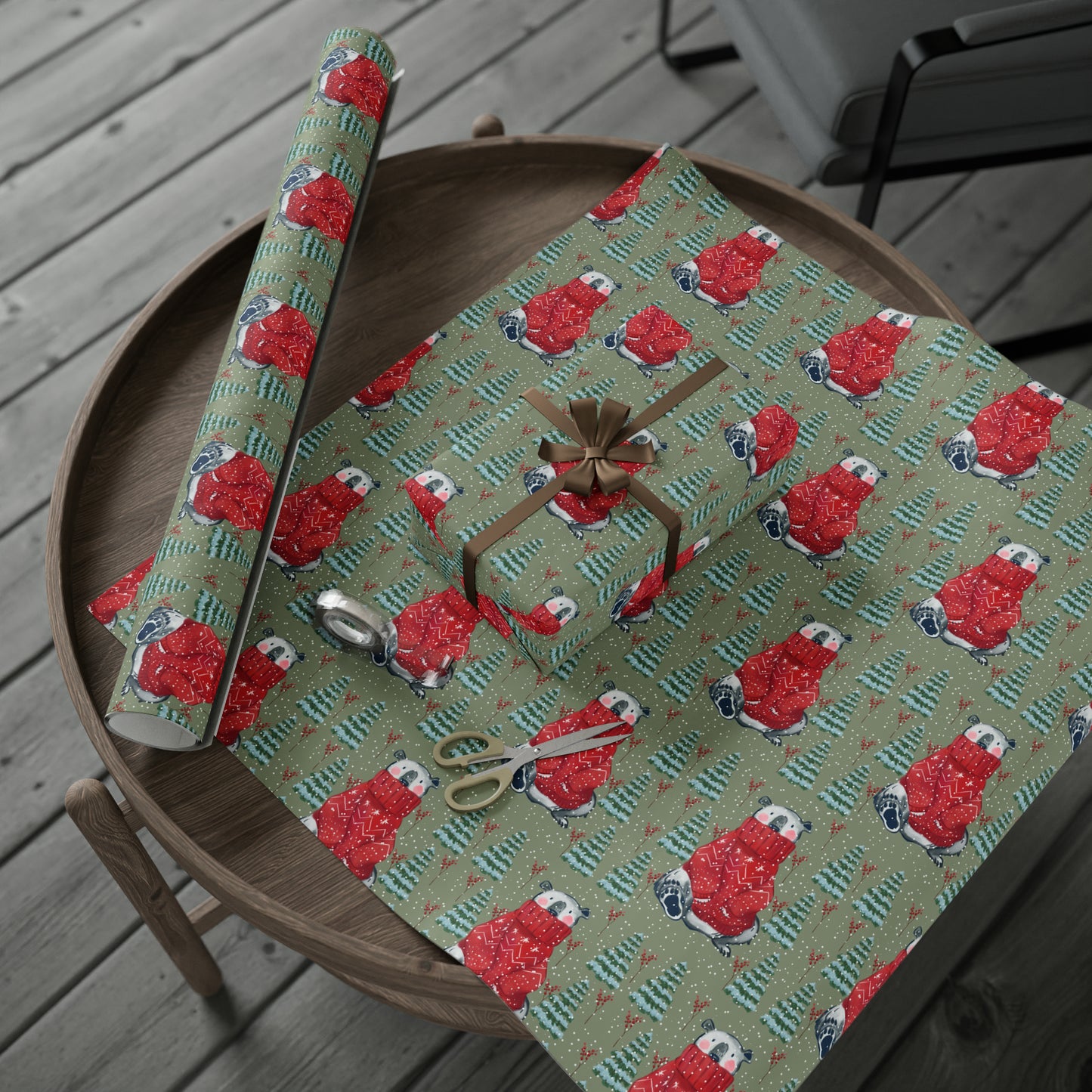 Polar Bear sweater Wrapping PaperS