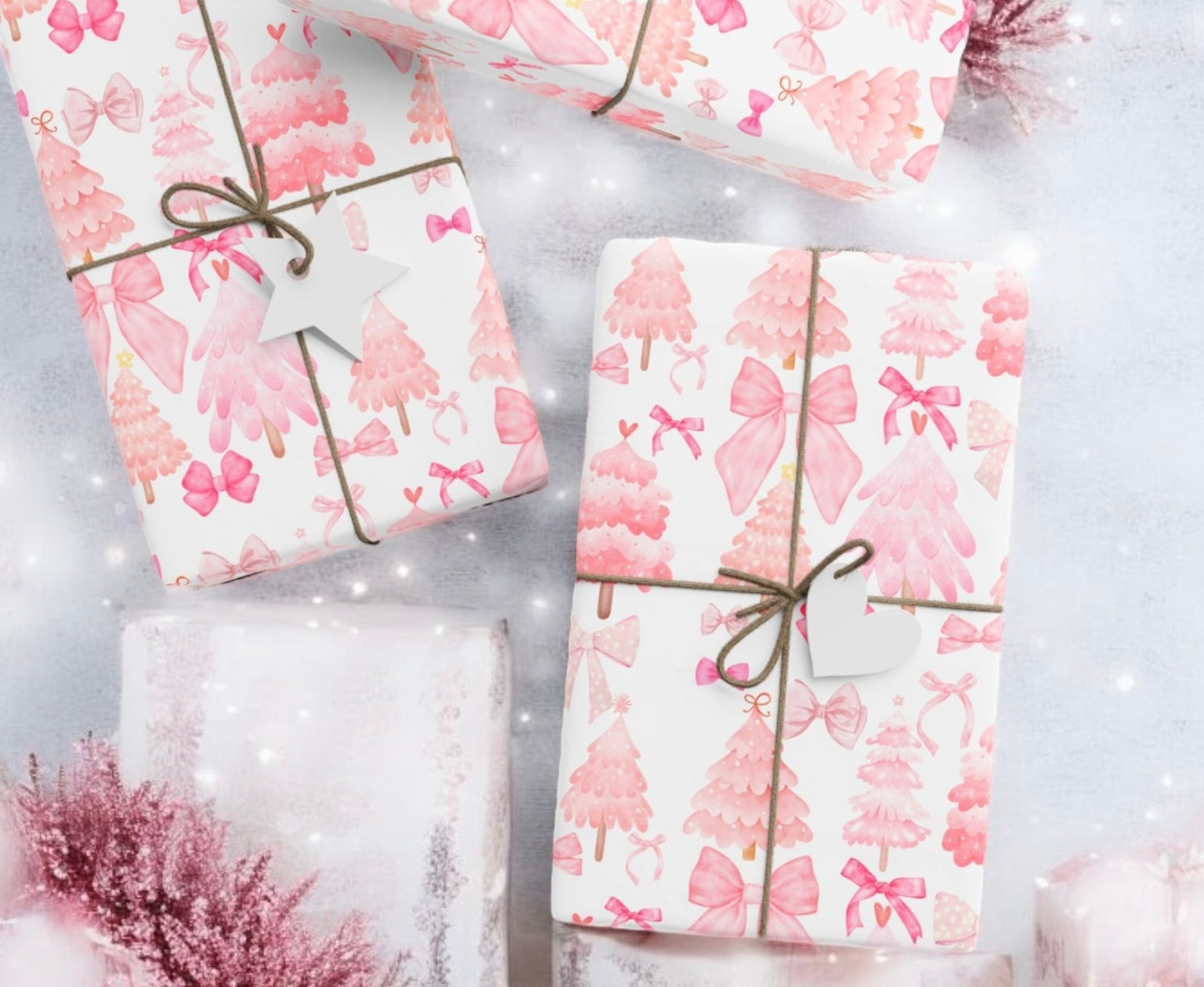 Sugarplum Pink Wrapping Papers