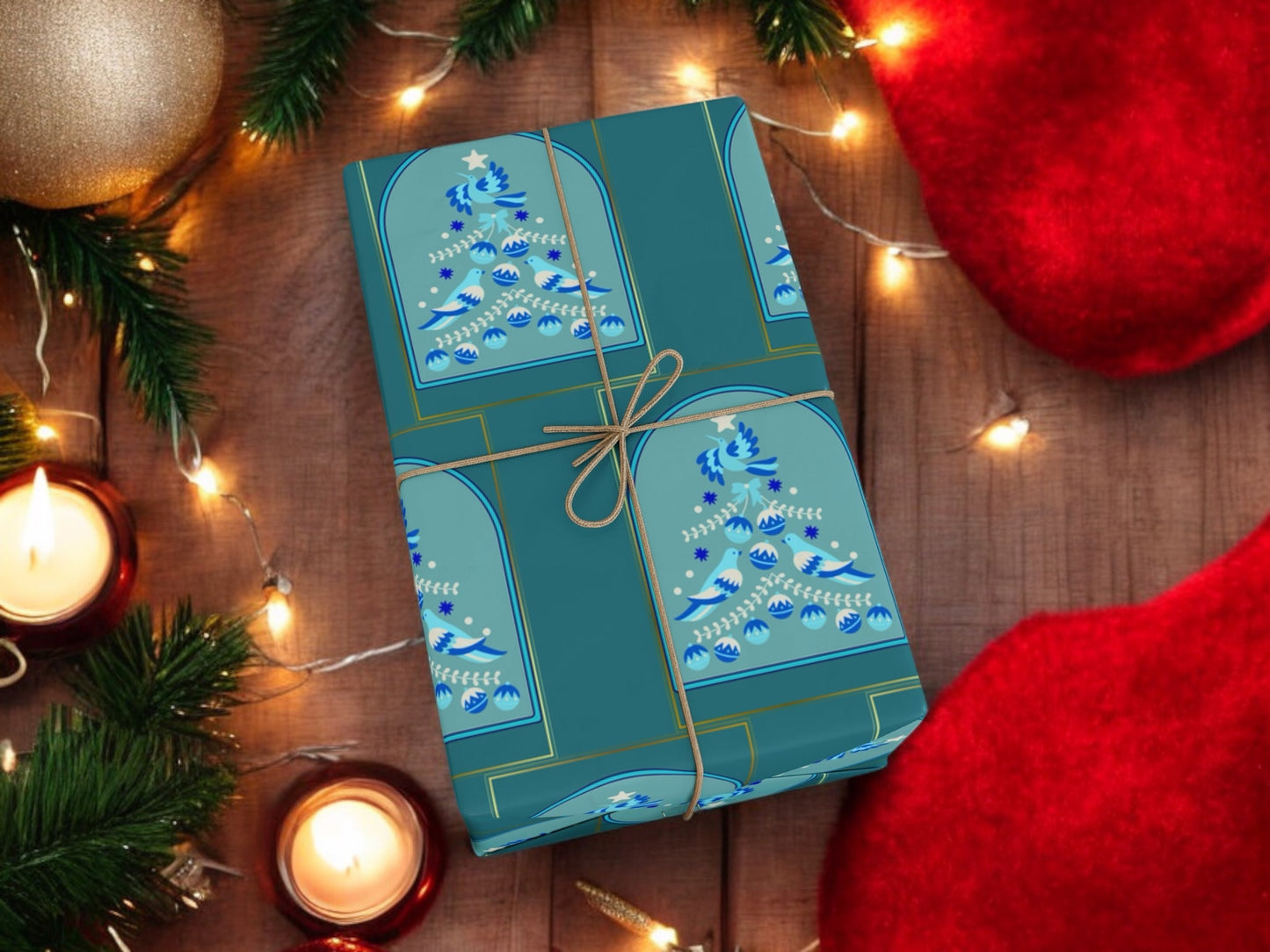 Bluebird Wrapping Paper